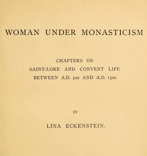 Woman Under Monasticism