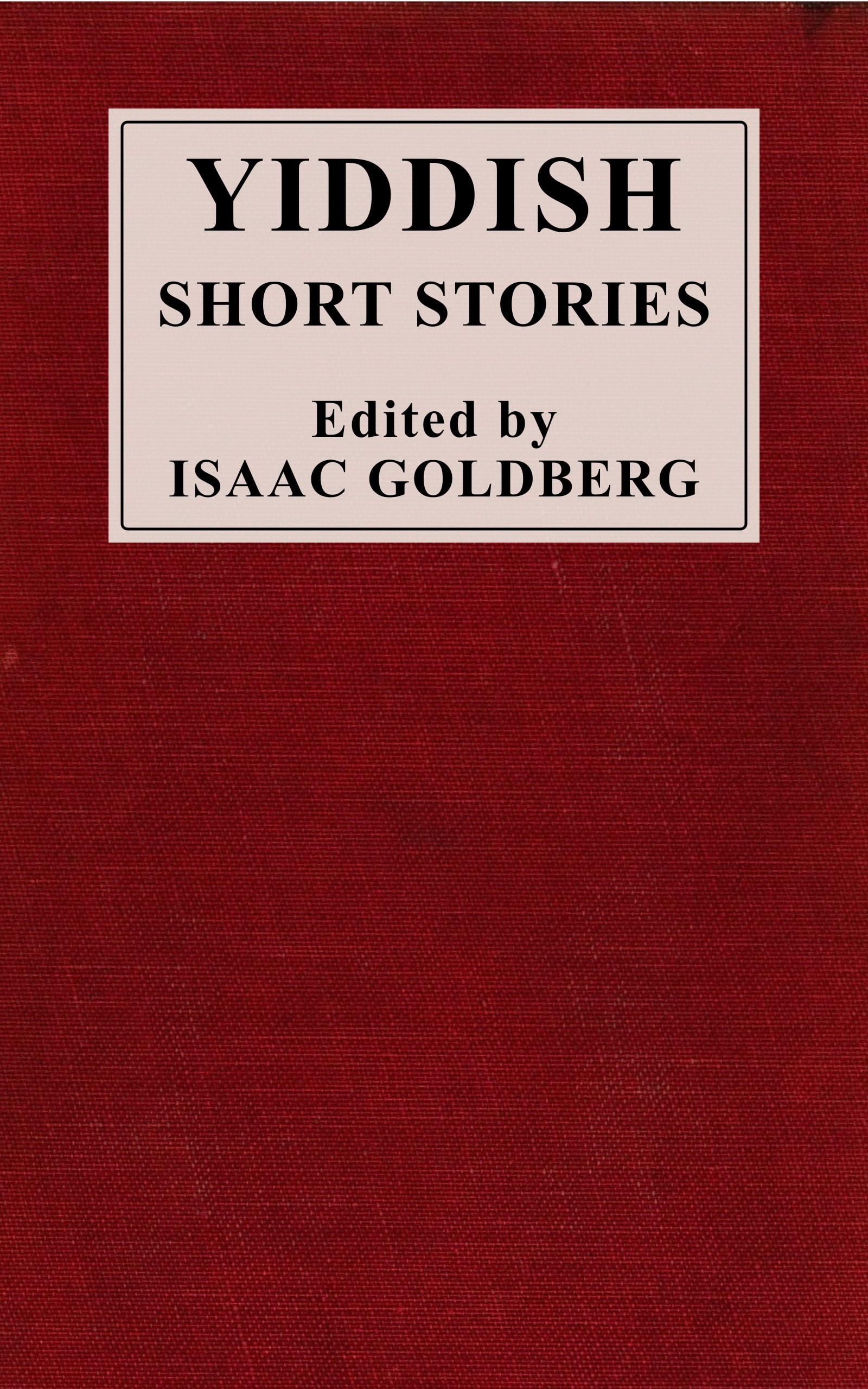 Yiddish Short Stories